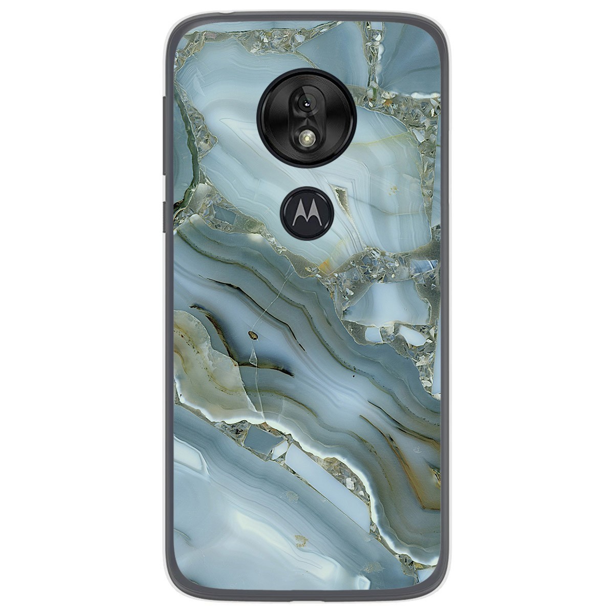 Funda Gel Tpu para Motorola Moto G7 Play diseño Mármol 09 Dibujos