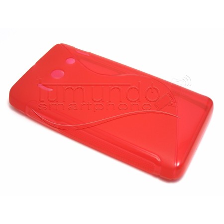 Funda Gel Tpu Huawei Ascend Y300 S Line Color Roja