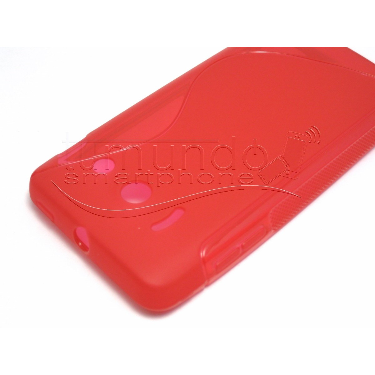 Funda Gel Tpu Huawei Ascend Y300 S Line Color Roja