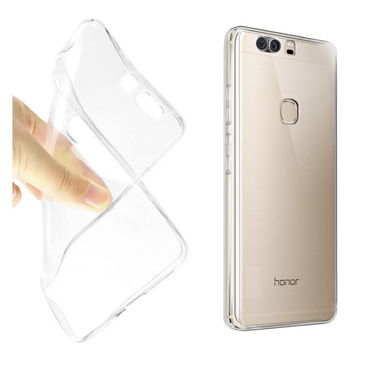 Funda Gel Tpu Fina Ultra-Thin 0,3mm Transparente para Huawei Honor V8