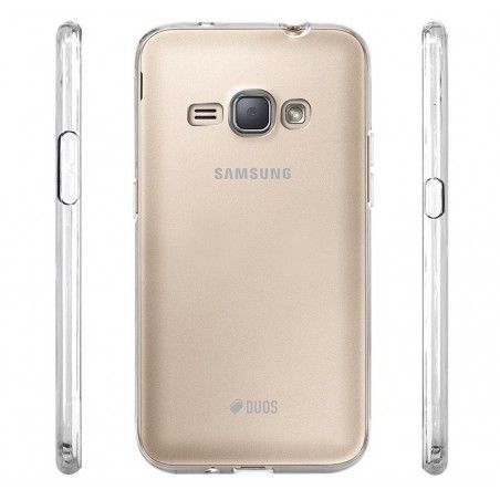 Funda Gel Tpu Fina Ultra-Thin 0,3mm Transparente para Samsung Galaxy J1 (2016)