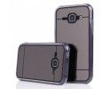 Funda Gel Tpu Efecto Espejo Gris para Samsung Galaxy J1 (2016)
