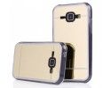 Funda Gel Tpu Efecto Espejo Dorada para Samsung Galaxy J1 (2016)
