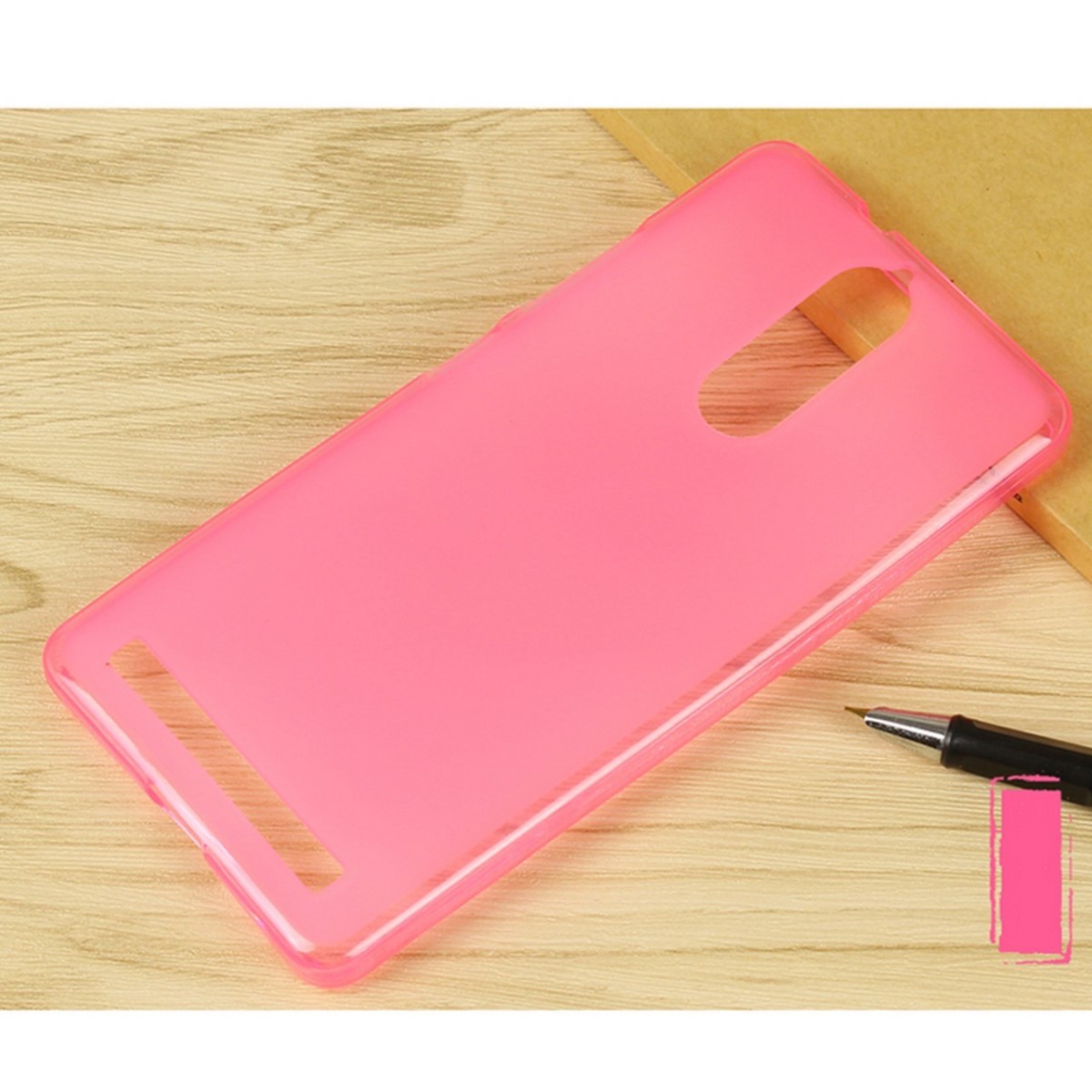 Funda Gel Tpu Lenovo K5 Note  Color Rosa
