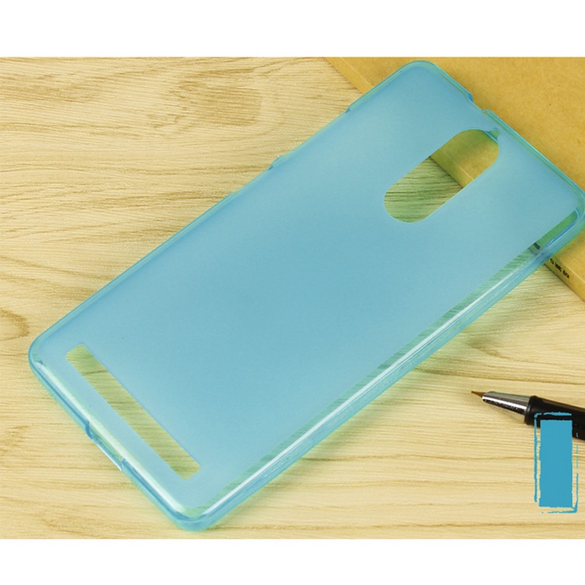 Funda Gel Tpu Lenovo K5 Note Color Azul