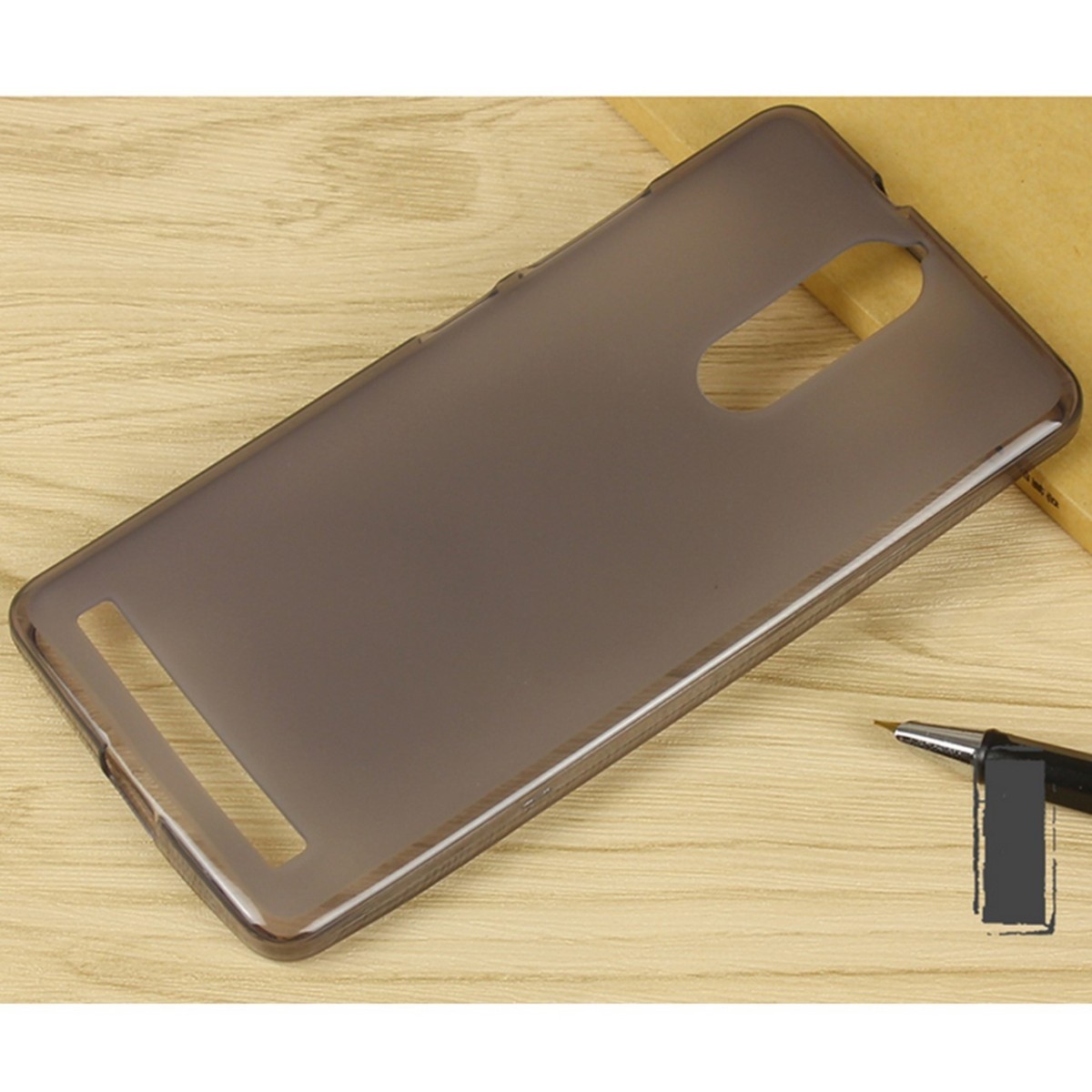 Funda Gel Tpu Lenovo K5 Note Color Negra