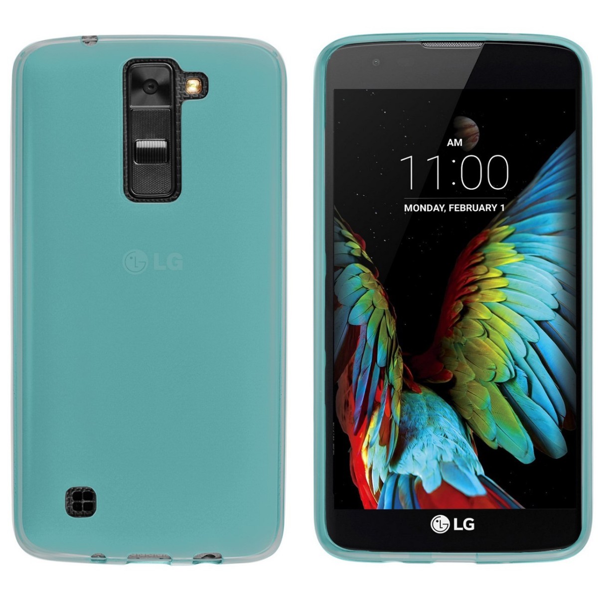 Funda Gel Tpu Lg K10  Color Azul