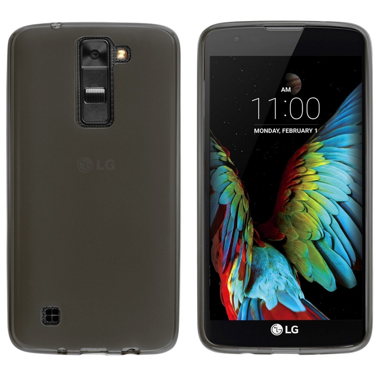 Funda Gel Tpu Lg K10 Color Negra