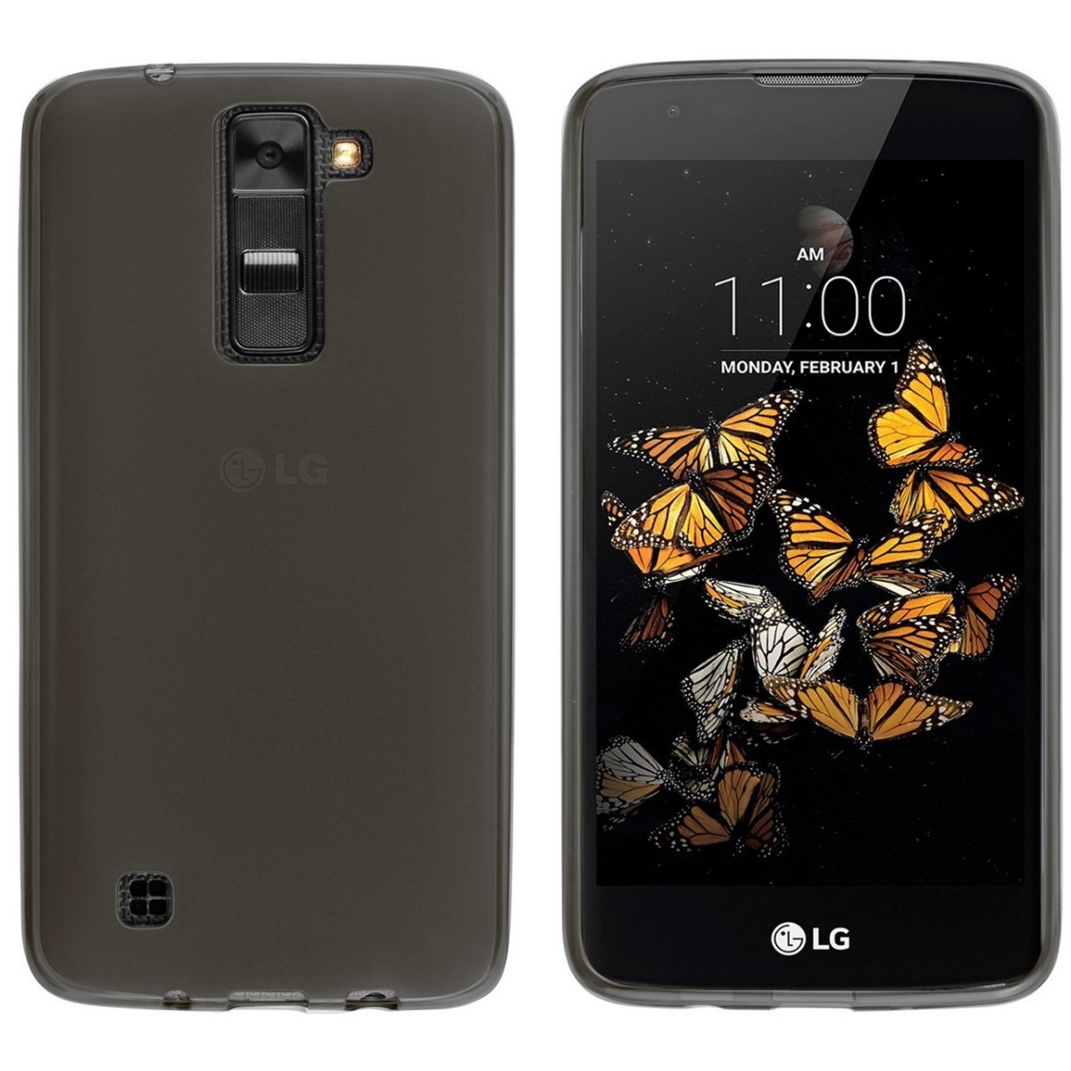 Funda Gel Tpu Lg K8 Color Negra