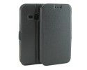 Funda Soporte Piel Negra para Samsung Galaxy J1 (2016)  Flip Libro