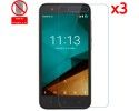 3x Protector Pantalla Mate Antihuellas (Anti-Glare) para Vodafone Smart Prime 7