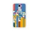 Funda Gel Tpu para Lg K10 Diseño Apps Dibujos