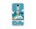 Funda Gel Tpu para Lg K10 Diseño Cohete Dibujos