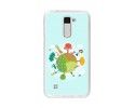 Funda Gel Tpu para Lg K10 Diseño Familia Dibujos