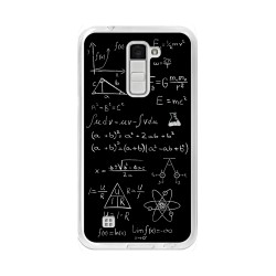 Funda Gel Tpu para Lg K10 Diseño Formulas Dibujos
