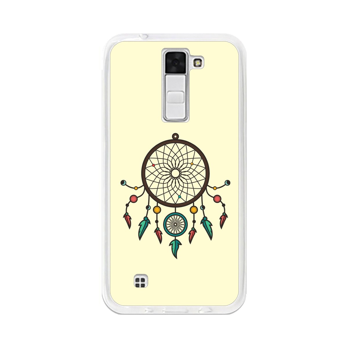 Funda Gel Tpu para Lg K8 Diseño Atrapasueños Dibujos