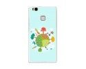 Funda Gel Tpu para Huawei P9 Lite Diseño Familia Dibujos