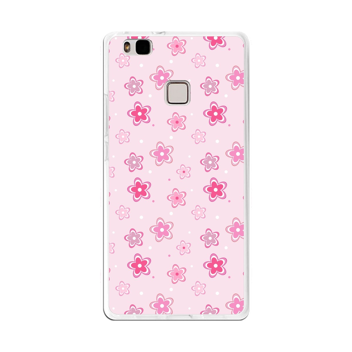 Funda Gel Tpu para Huawei P9 Lite Diseño Flores Dibujos