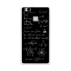 Funda Gel Tpu para Huawei P9 Lite Diseño Formulas Dibujos