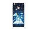 Funda Gel Tpu para Huawei P9 Lite Diseño Libro-Cuentos Dibujos