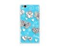 Funda Gel Tpu para Huawei P9 Lite Diseño Mariposas Dibujos