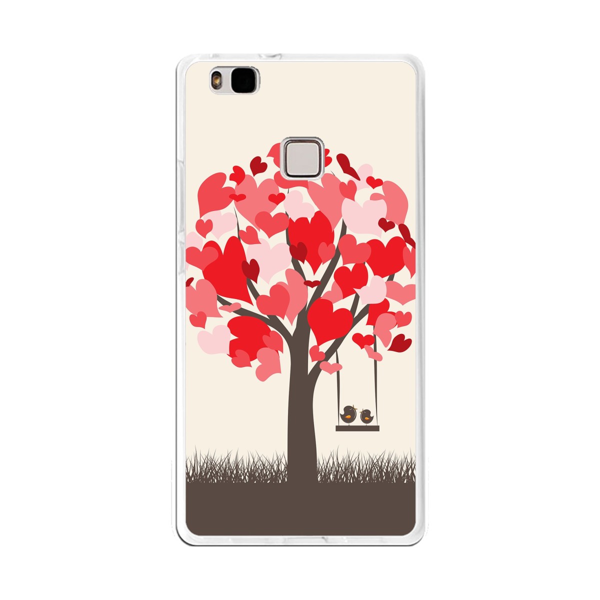 Funda Gel Tpu para Huawei P9 Lite Diseño Pajaritos Dibujos