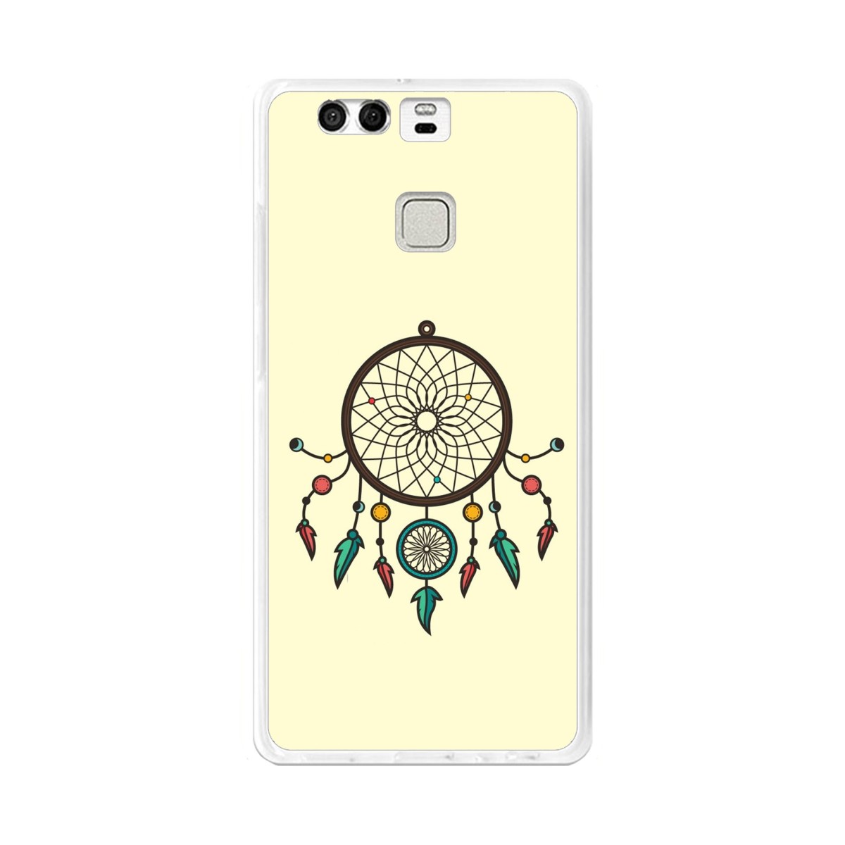 Funda Gel Tpu para Huawei P9  Diseño Atrapasueños Dibujos