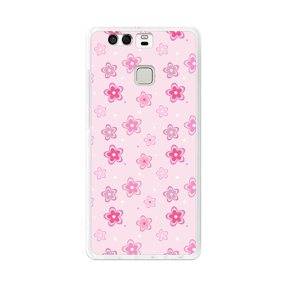 Funda Gel Tpu para Huawei P9  Diseño Flores Dibujos Dibujos