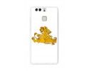 Funda Gel Tpu para Huawei P9  Diseño Leones Dibujos