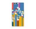 Funda Gel Tpu para Huawei P9 Plus Diseño Apps Dibujos