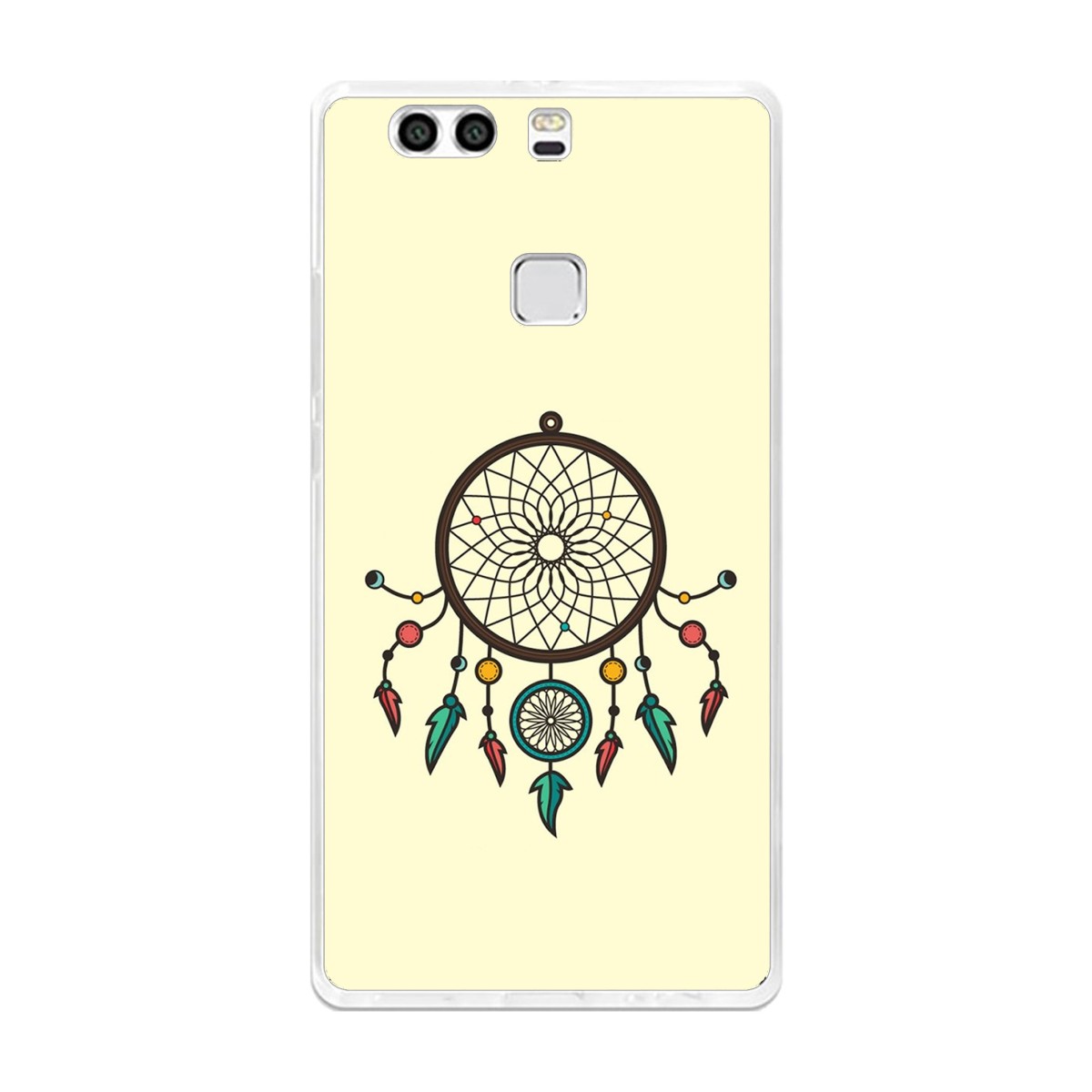 Funda Gel Tpu para Huawei P9 Plus Diseño Atrapasueños Dibujos