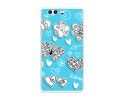 Funda Gel Tpu para Huawei P9 Plus Diseño Mariposas Dibujos