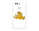 Funda Gel Tpu para Huawei P9 Plus Diseño Leones Dibujos