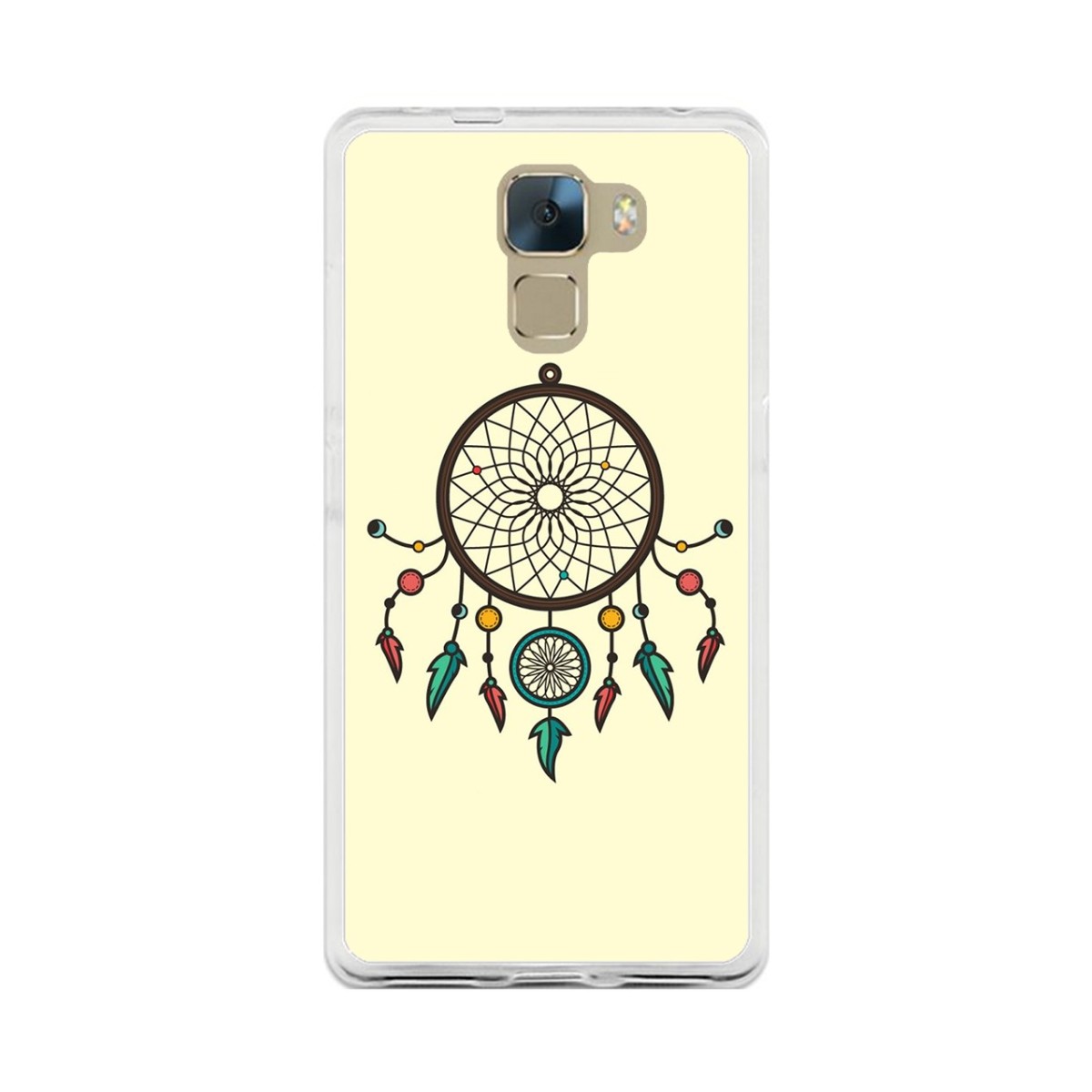 Funda Gel Tpu para Huawei Honor 7 Diseño Atrapasueños Dibujos
