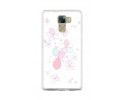 Funda Gel Tpu para Huawei Honor 7 Diseño Flores-Minimal Dibujos
