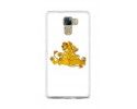 Funda Gel Tpu para Huawei Honor 7 Diseño Leones Dibujos