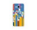 Funda Gel Tpu para Samsung Galaxy J3  (2016) Diseño Apps Dibujos