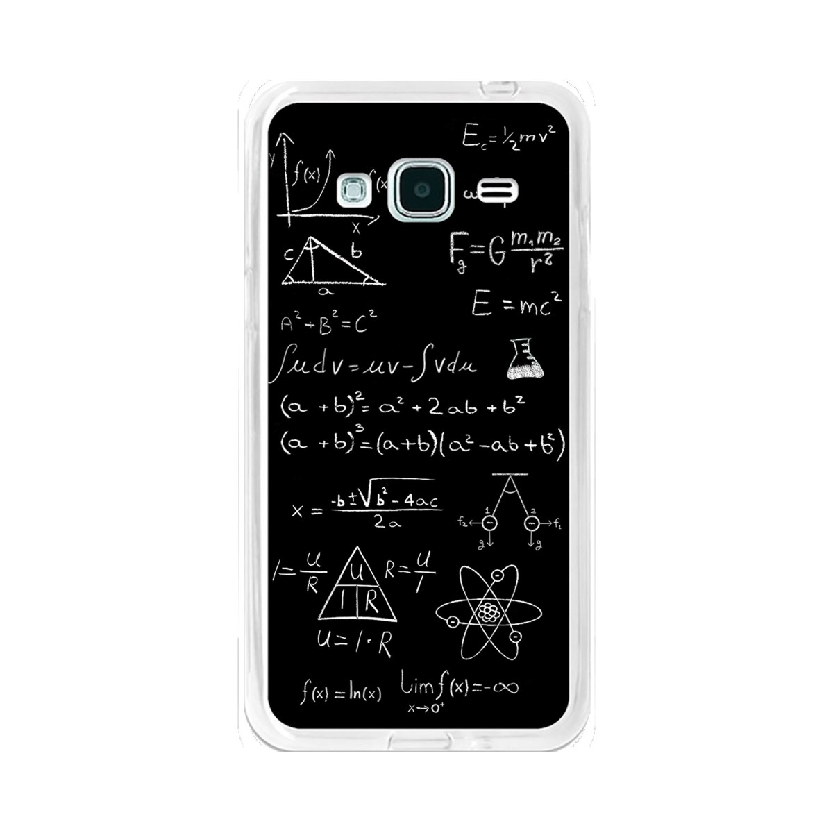 Funda Gel Tpu para Samsung Galaxy J3  (2016) Diseño Formulas Dibujos