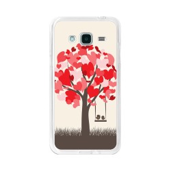 Funda Gel Tpu para Samsung Galaxy J3  (2016) Diseño Pajaritos Dibujos