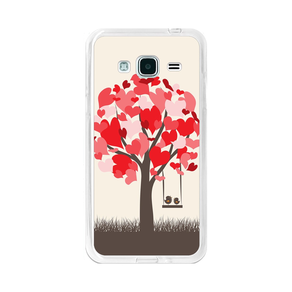 Funda Gel Tpu para Samsung Galaxy J3  (2016) Diseño Pajaritos Dibujos