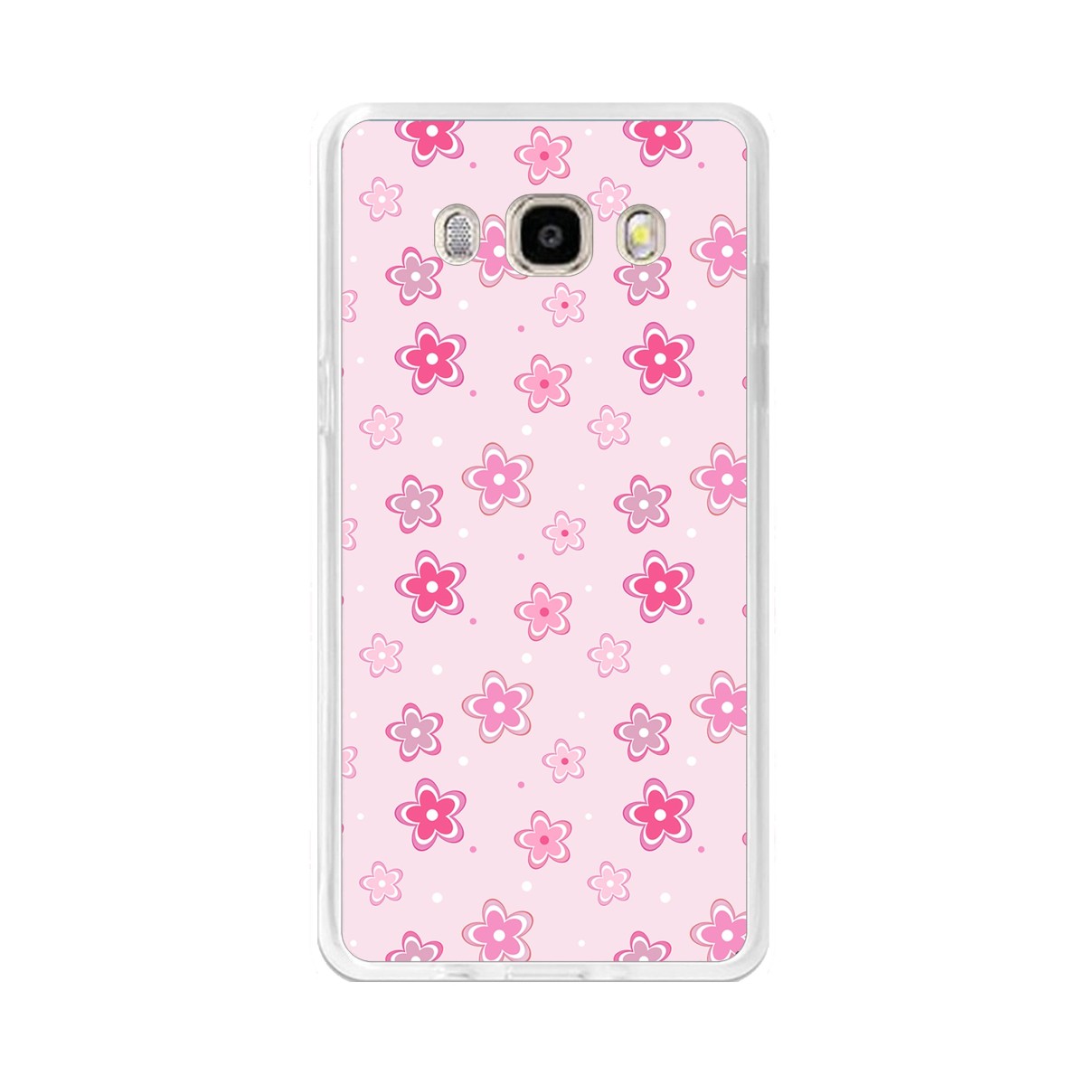 Funda Gel Tpu para Samsung Galaxy J5  (2016) Diseño Flores Dibujos