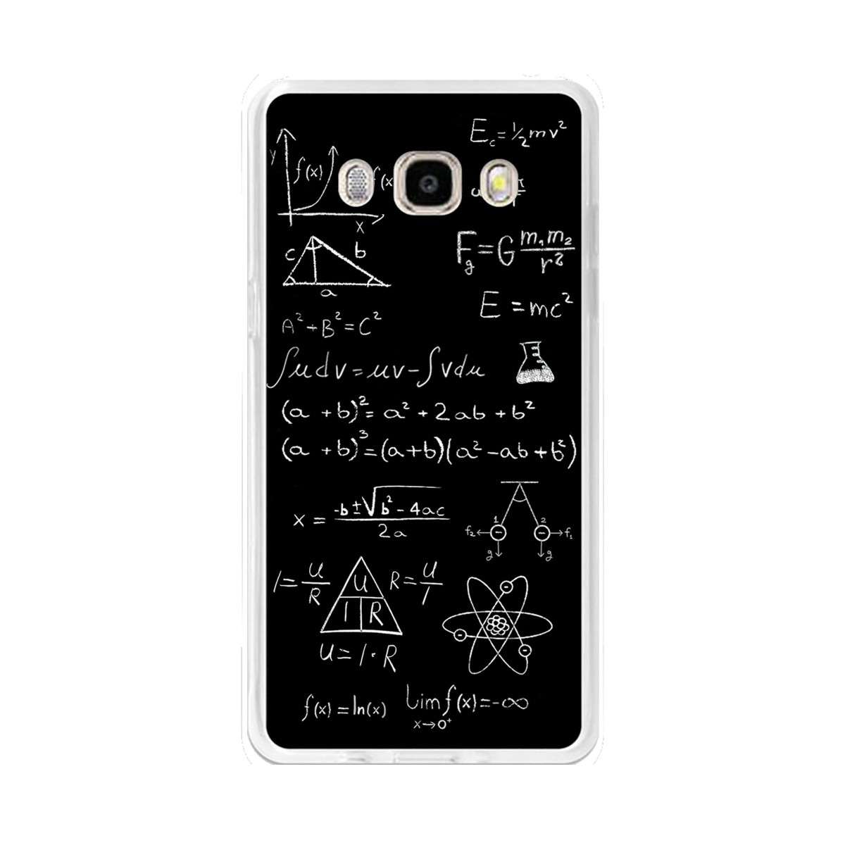 Funda Gel Tpu para Samsung Galaxy J5  (2016) Diseño Formulas Dibujos