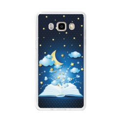 Funda Gel Tpu para Samsung Galaxy J5  (2016) Diseño Libro-Cuentos Dibujos