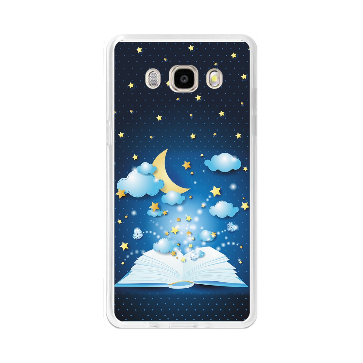 Funda Gel Tpu para Samsung Galaxy J5  (2016) Diseño Libro-Cuentos Dibujos