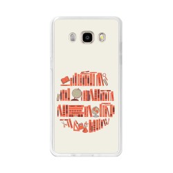 Funda Gel Tpu para Samsung Galaxy J5  (2016) Diseño Mundo-Libro Dibujos