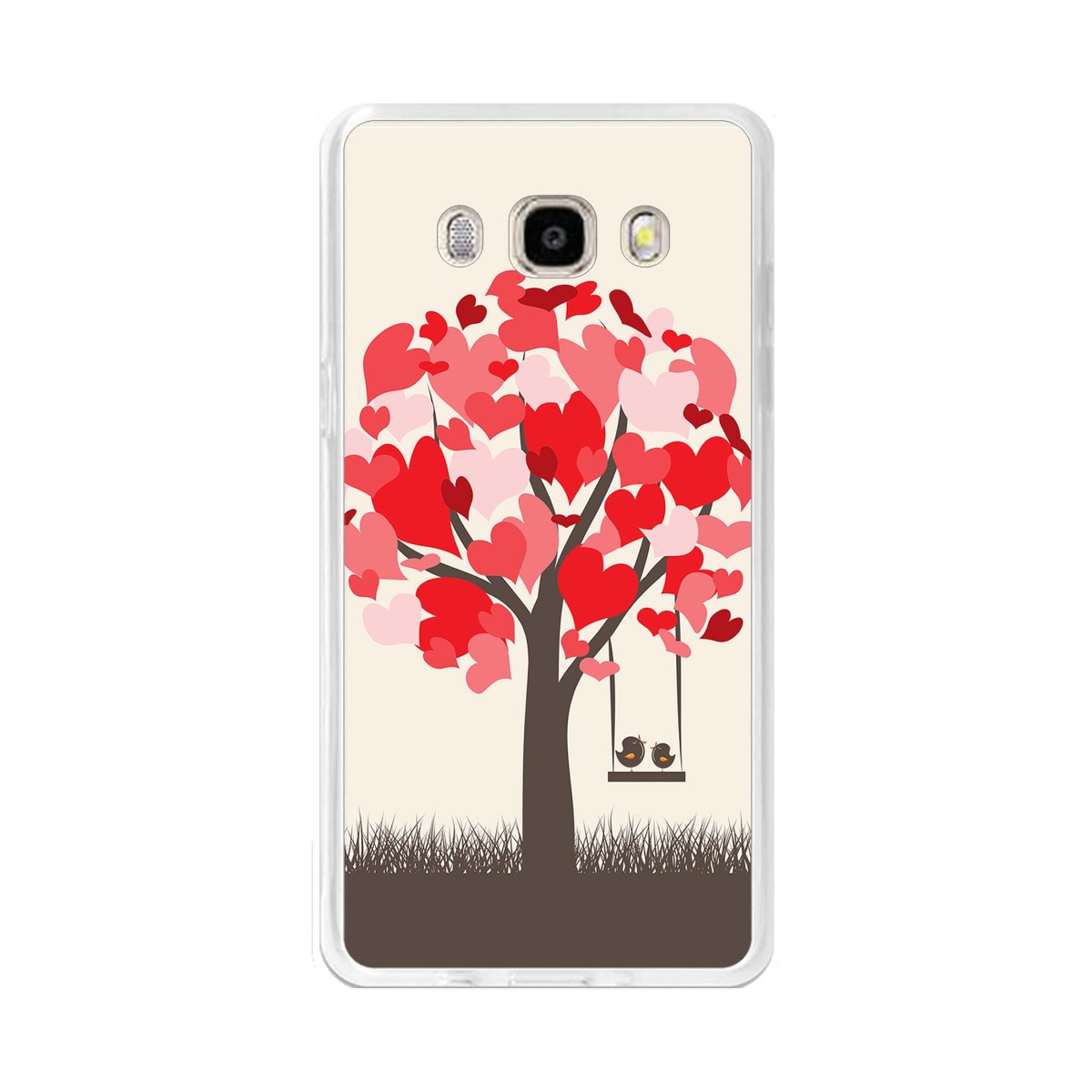 Funda Gel Tpu para Samsung Galaxy J5  (2016) Diseño Pajaritos Dibujos