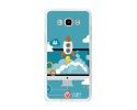 Funda Gel Tpu para Samsung Galaxy J7  (2016) Diseño Cohete Dibujos