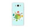 Funda Gel Tpu para Samsung Galaxy J7  (2016) Diseño Familia Dibujos