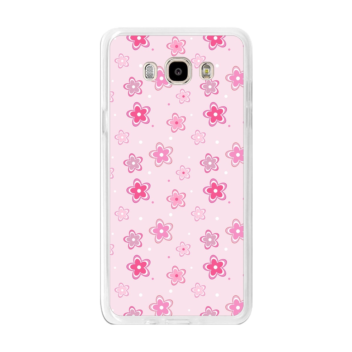 Funda Gel Tpu para Samsung Galaxy J7  (2016) Diseño Flores Dibujos