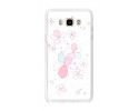 Funda Gel Tpu para Samsung Galaxy J7  (2016) Diseño Flores-Minimal Dibujos